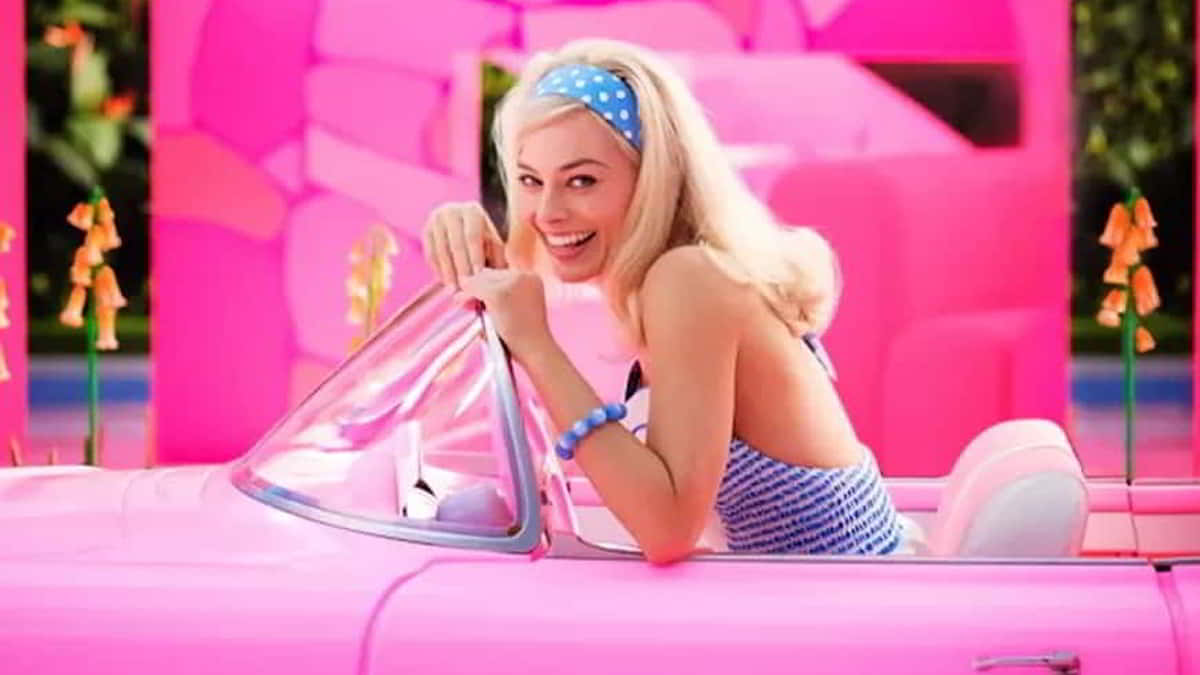 Margot Robbie no filme Barbie de Greta Gerwig